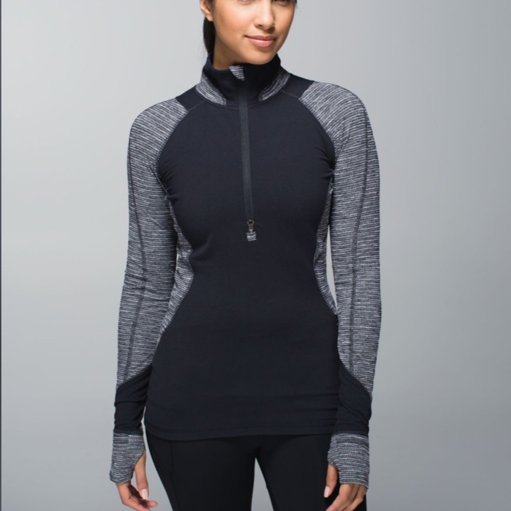 Lululemon Race Your Pace 1/2 Zip Pullover Black